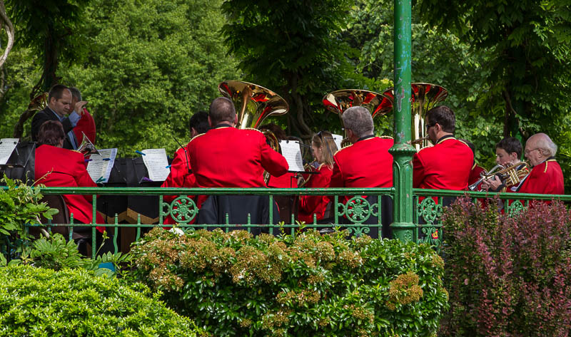 Sherborne Town Band Music in the park Dorset Dorsetcamera